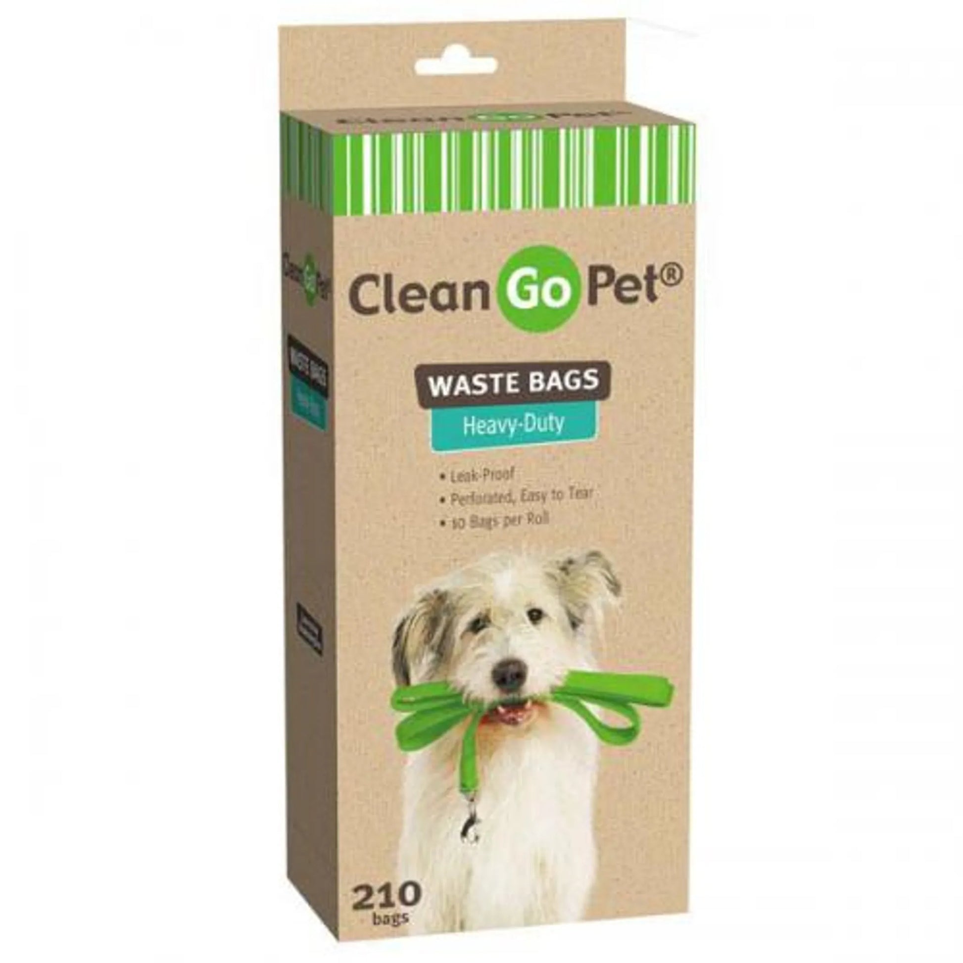 Clean Go Pet Heavy Duty Waste Bags, 21-pack of durable, leak-proof bags