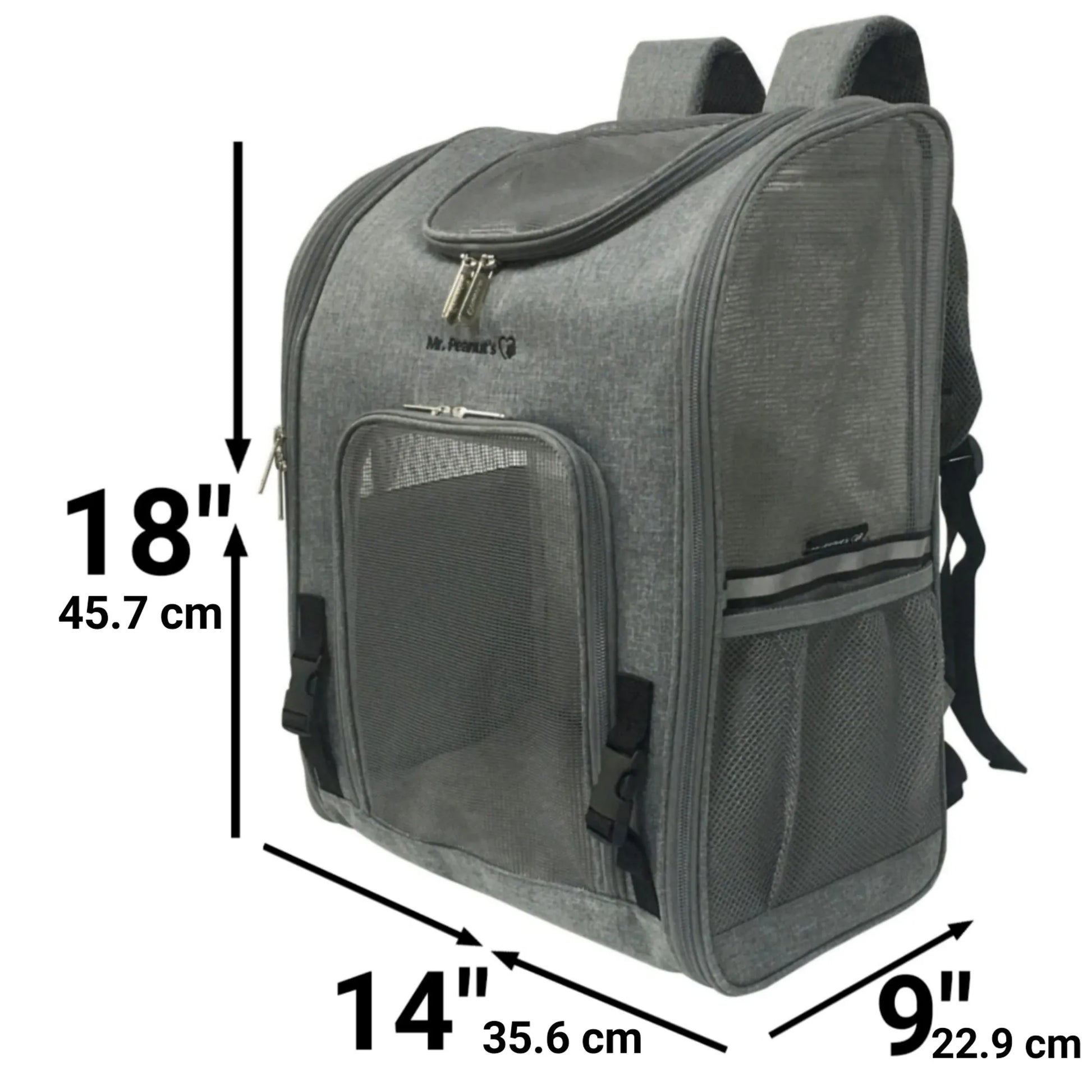 Mr. Peanut's Aspen Series Airline Capable Backpack Pet Carrier, a stylish and comfortable backpack carrier 