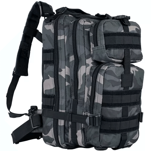 Medium Transport Pack in Woodland Camo, durable and versatile backpack designed for pet owners