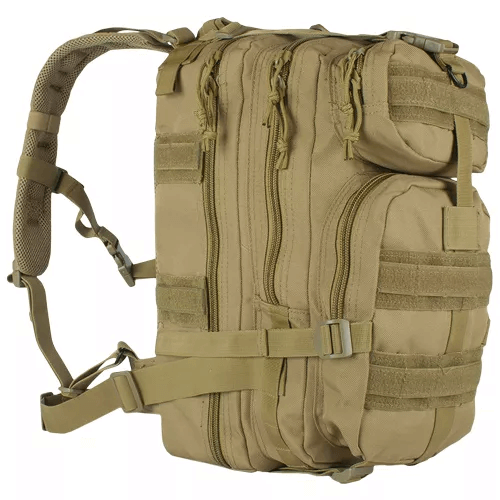 Medium Transport Pack in Woodland Camo, durable and versatile backpack designed for pet owners - tan