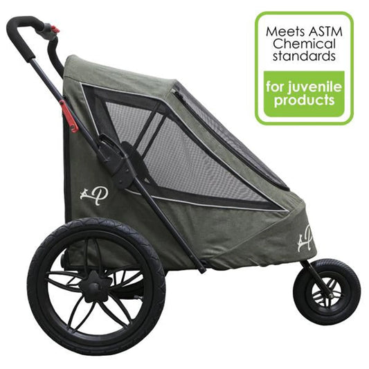 Breeze Pet Jogger, a lightweight and comfortable pet stroller designed for active pet owners