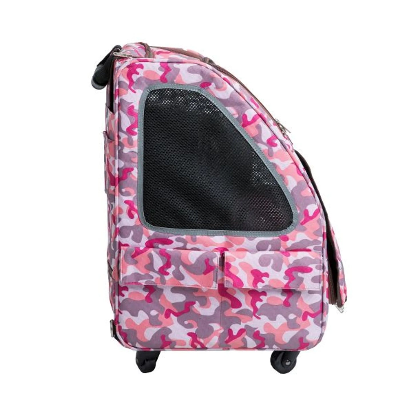 5-in-1 Pet Carrier, a versatile and multifunctional carrier for pets that can be used as a backpack, tote, car seat, and more for easy transport - pink