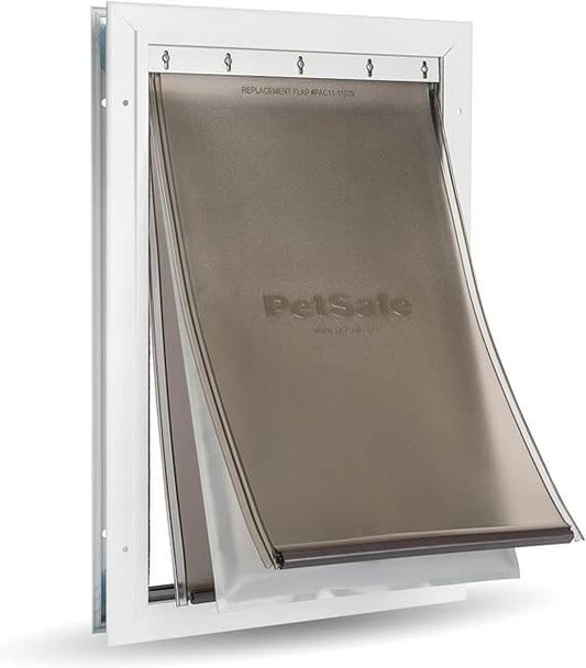 Extreme Weather Aluminum Pet Door - Energy Efficient 3 Flaps: Superior insulation