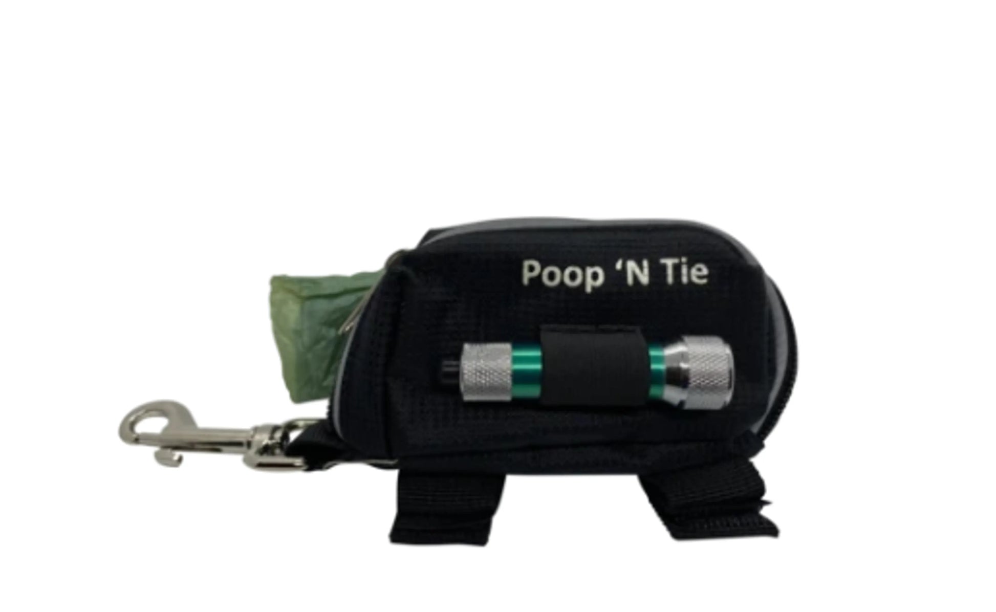 Poop 'N Tie Fabric Waste Bag Dispenser with 2 rolls, a convenient and durable dispenser