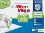 Four Paws Wee-Wee Grass Scented Puppy Pads, Count of 50