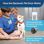 Small Electronic Automatic Pet Door