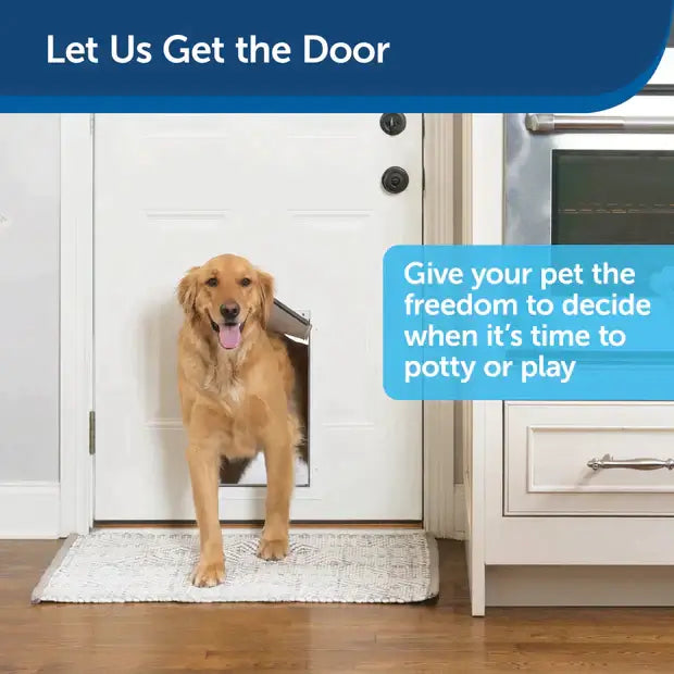  Freedom Aluminum Pet Door Small - Convenient access for small pets, designed for durability and security 