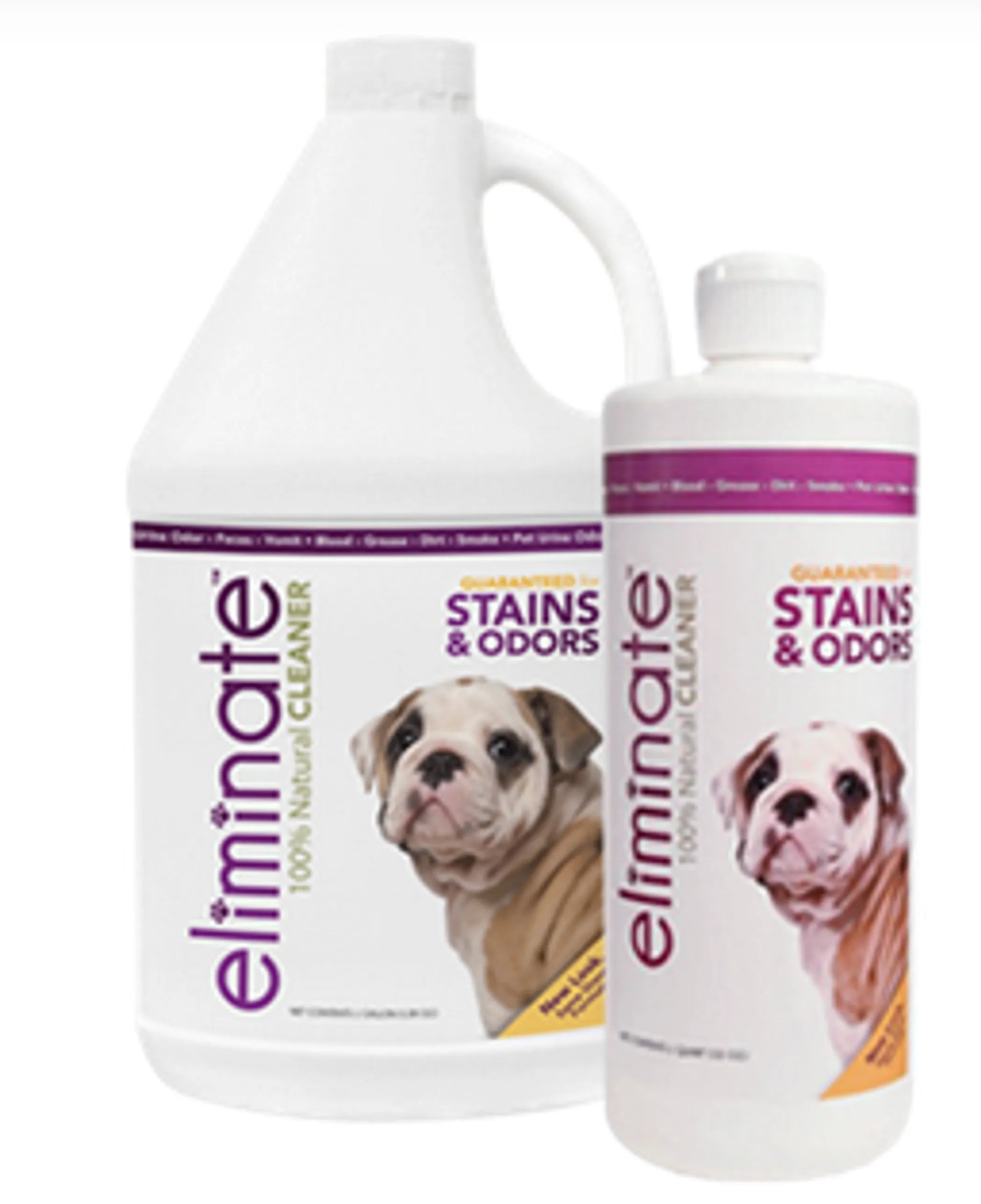 Eliminate Stain & Odor Cleaner, a powerful solution for removing pet stains and odors