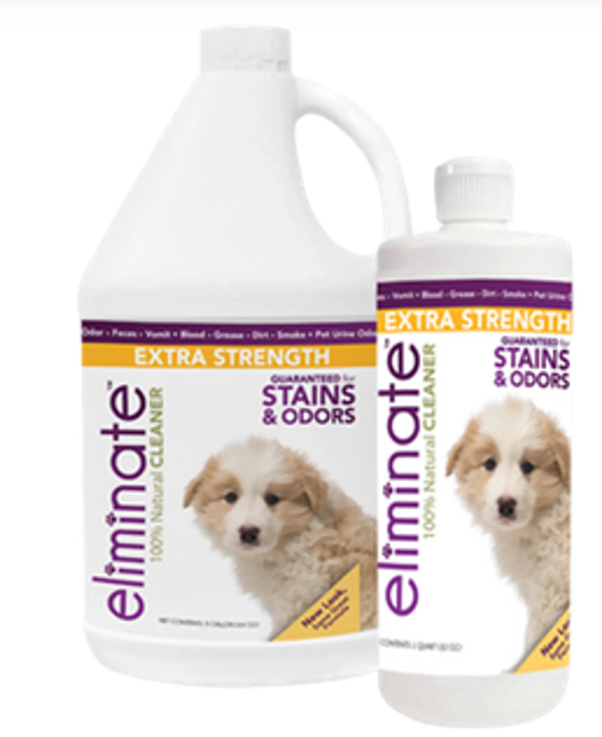 Eliminate Stain & Odor Cleaner, a powerful solution for removing pet stains and odors