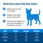 PetSafe NEVER RUST Wall Entry Pet Door - Telescoping Frame