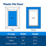 PetSafe premium Plastic Ped Door Extra Large