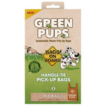 Bags on Board Green-Ups Waste Pick-Up Hand Tie Bags 100 count Brown – 3203940050 - Mojopetsupplies.com