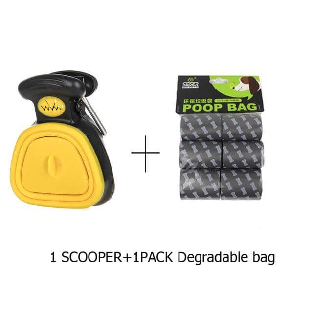 Dog Pet Travel Foldable Pooper Scooper - Mojopetsupplies.com