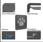 Door Dog Footprint Pattern Screen
