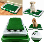 Indoor/ Outdoor Pet Training Portable Loo Grass Mat 3 Layer Pet Potty for Dogs - Mojopetsupplies.com